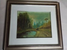 DIPINTO SU TELA "CASA NEL