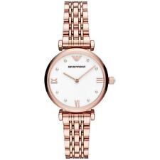 Orologio Donna Solo Tempo ARMANI AR11267 in Acciaio Rosato con Perle