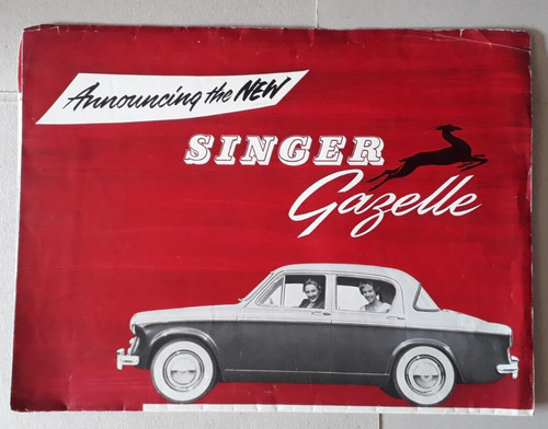 Brochure singer gazelle serie - brochure,