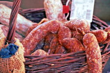 SALSICCIA STAGIONATA PICCANTE di SUINO Umbria SALSICCE PICCANTI Umbre SECCHE