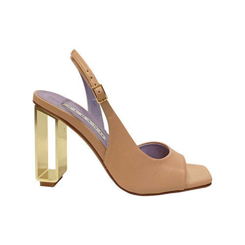 Albano sandalo beige pelle - sandalo,