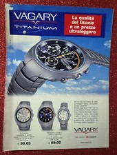 VAGARY TITANIUM CITIZEN CLIPPING RITAGLIO PUBBLICITA' ADVERTISING #305