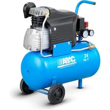 Abac Pole Position L20 Compressore Professionale con 2 ruote 24 Litri 2 hp