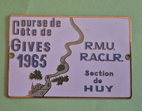 Badge calandre course - de, de