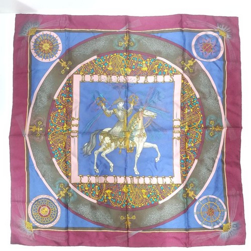 Hermes silk carre feux - silk,