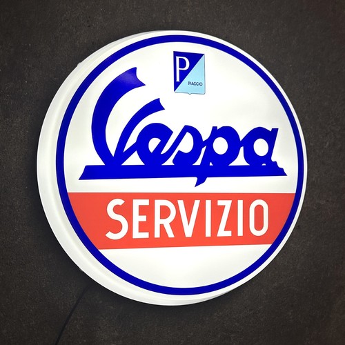 Vespa servizio led light - light, sign
