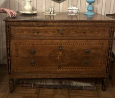 Importante Cassettone - COMÒ CASSETTONE LUIGI XVI LOMBARDO MAGGIOLINATO