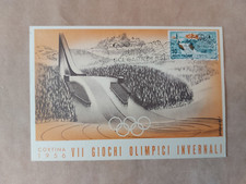 1956 CORTINA VII GIOCHI INVERNALI - SCI GARA DI SALTO (3269)