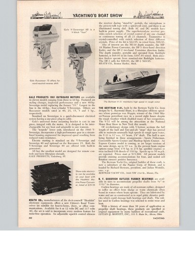 1961 carta pubblicitaria gale - 1961,