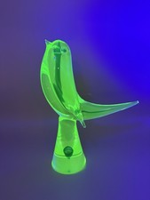 Scultura uccellino in vetro