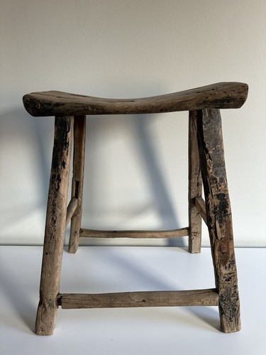 Sgabello antico legno - antico, di