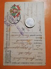 6702) Franchigia Bandiere 1^WW 10-4-18 Posta Militare 8 Sezione Bombarde