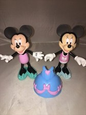 Mattel Disney 2 Minnie Mouse 5" personaggi travestiti con 2 paia di scarpe e vestito C8