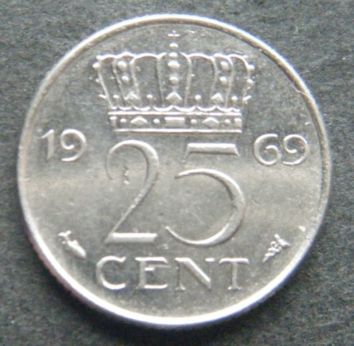 Olanda centesimi 1969 - 25,