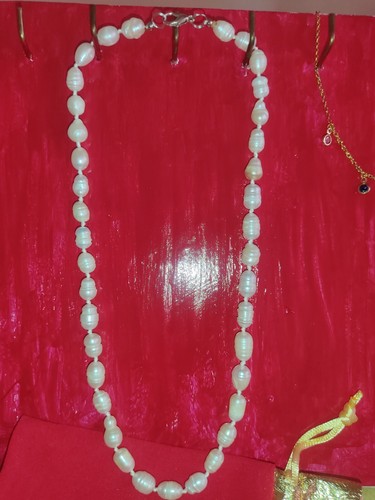 Collana perle fiume - collana, di