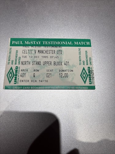 Biglietto celtic manchester - celtic,