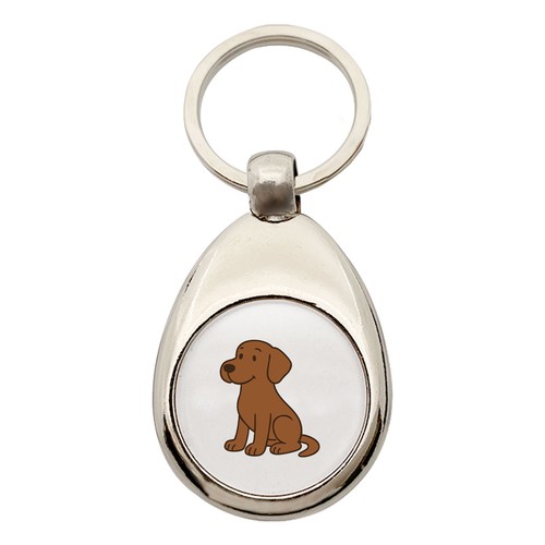 Portachiavi marrone labrador - portachiavi,
