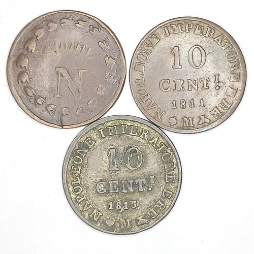 Lot pièces centesimi - 10,