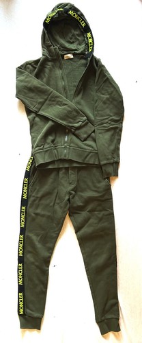 Completo moncler verde felpa - completo,