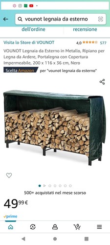 Legnaia metallo copertura - legnaia,