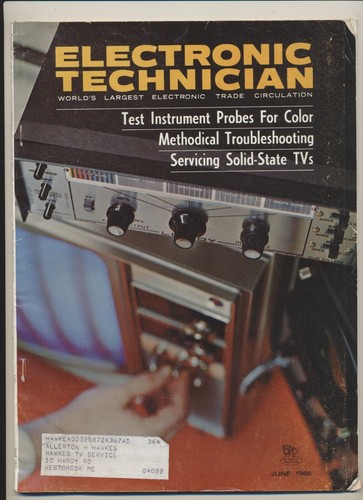 Electronic technician magazine - electronic,