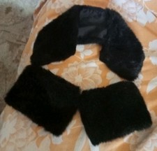 Collo E Polsi In  Pelliccia