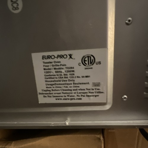 Euro pro to284 forno - euro-pro,