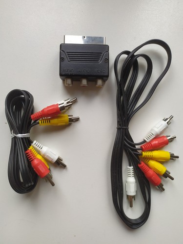 Due cavi rca video audio - cavi, jack
