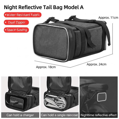 Borsa sedile bici nera - borsa,