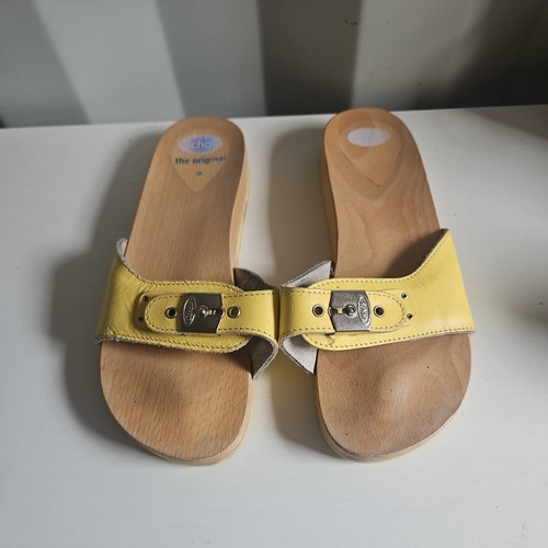 Sandalo giallo piatto - giallo,
