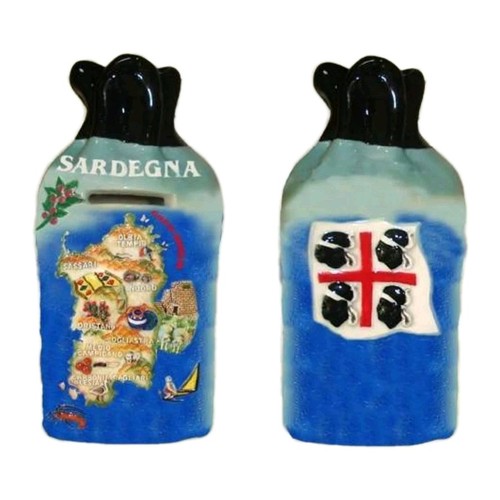 Salvadanaio sardegna ceramica - salvadanaio,