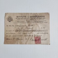 1921 Istituto L'Avanguardia Guardia Giurate Milano Cartolina 