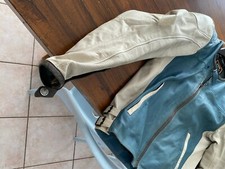 Giacca pelle moto City Vintage Dainese 8-Track Nero tg 56 black leather jacket