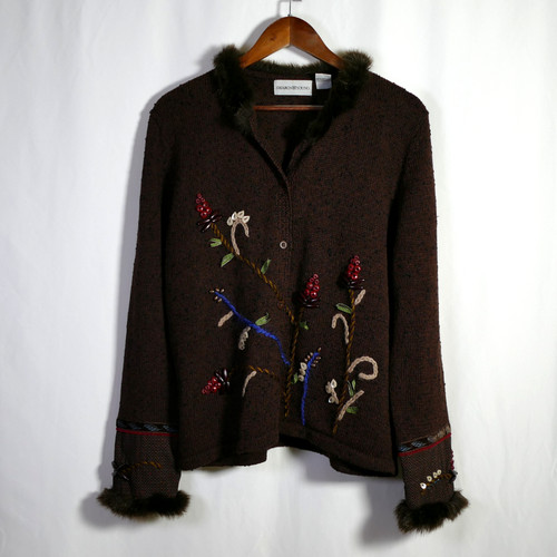 Cardigan vintage sharon young - vintage,