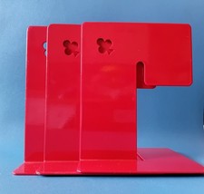 Set di 3 fermalibri in metallo