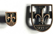 Scout AVS Associazione Scout Cattolici Coppia Di Distintivi Metallici