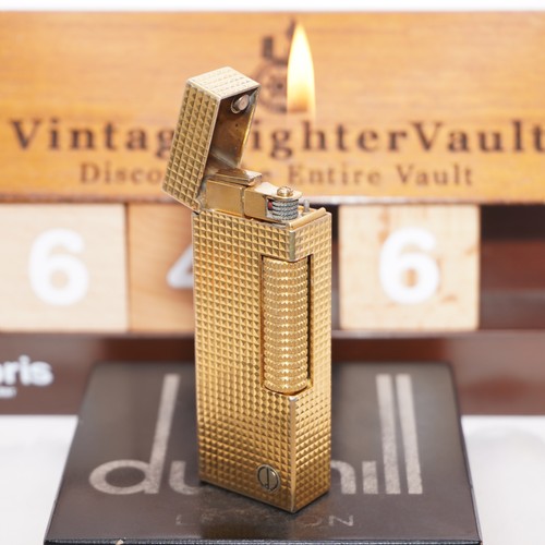 Dunhill accendino placca oro
