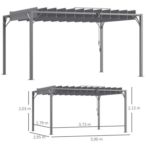 Pergola bioclimatica lame - pergola,