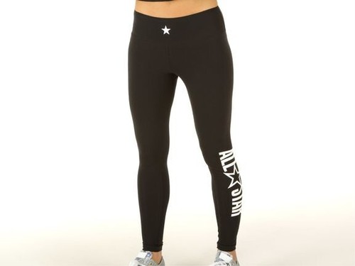 Leggings donna all star nero - leggings,
