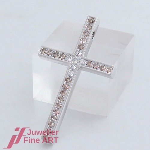 Ciondolo croce brillante con - 'croce,
