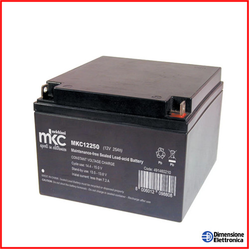 Batteria 12v 25ah piombo come - 25ah,