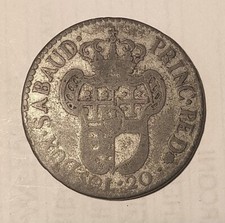Regno di Sardegna- Vittorio Amedeo III - 20 Soldi zecca di Torino - Anno 1795.