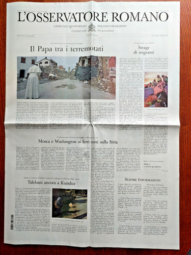 2016 papa francesco terremoto - papa,