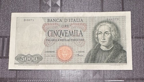 5000 lire colombo tipo - 5000,