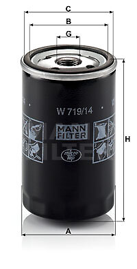 719 mann filter filtro - w, 719/14