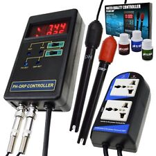 Regolatore pH & ORP Redox misuratore qualità acqua tester acquario serbatoio idroponico