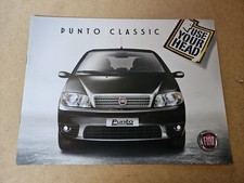 Fiat Punto Classic Brochure In Lingua Italiana 03/2008
