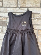 Vestito Elegante Tulle Bambina Hello Kitty Nero
