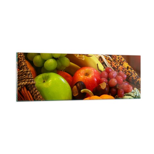 Quadro vetro 90x30cm cesto - 90x30cm,