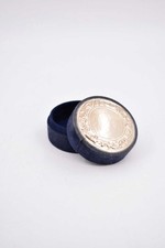 Blue Jewelry Box with Silver